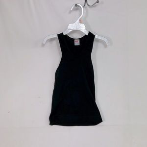 #0455 BYC Plain Black Tank Top | Size: M